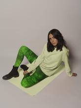 Load image into Gallery viewer, Green Tourmaline Yoga Pants