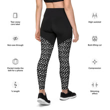 Load image into Gallery viewer, Midnight Stars Sports Leggings