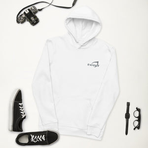 The Essential Unisex Eco Hoodie in Black & White